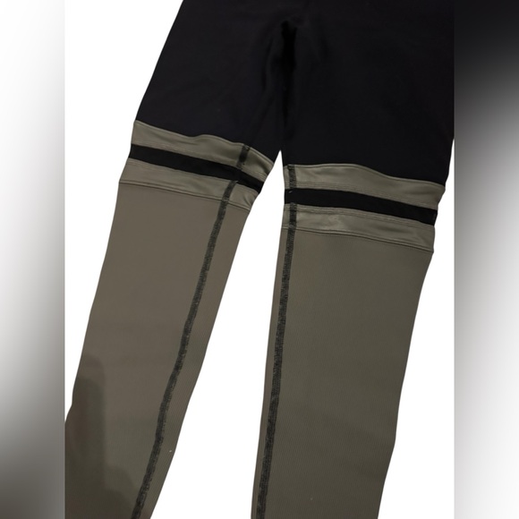 ALO Yoga Black and Olive Leggings XS but will fit S - Picture 6 of 8